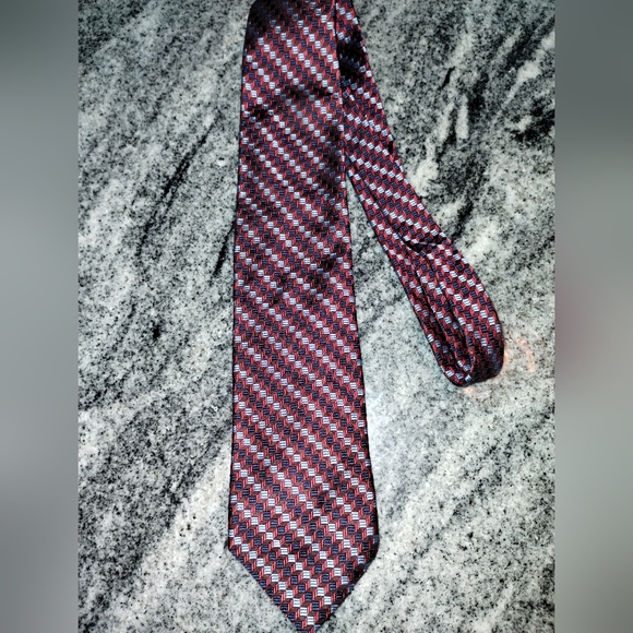 Sartori made in Italy tie, red white and blue - Picture 3 of 5